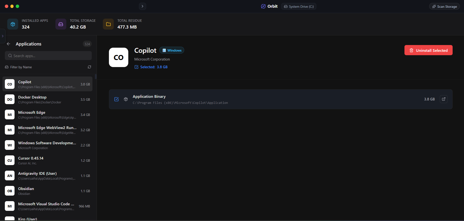 Orbit Interface
